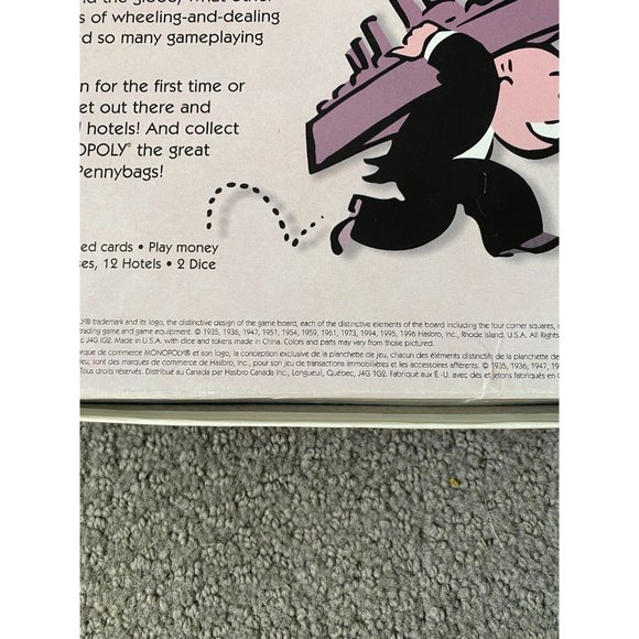 1996 Hasbro Parker Brothers Monopoly Board Game- Vintage Board Game - Picture 5 of 8